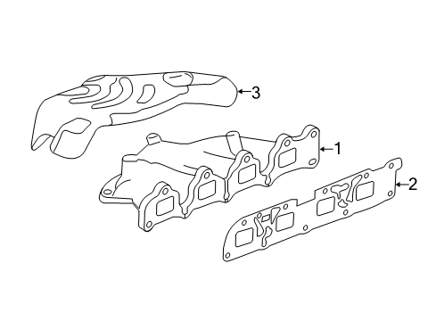 2014 Chevy Impala Exhaust Manifold Diagram 1 - Thumbnail