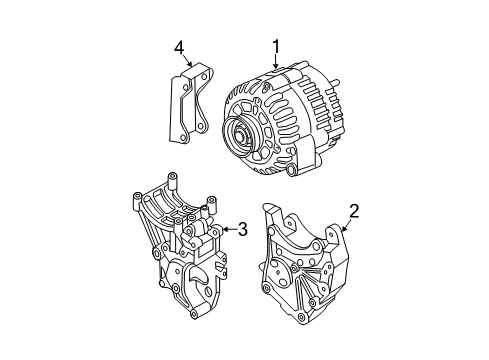 2011 GMC Savana 2500 Alternator Diagram 2 - Thumbnail