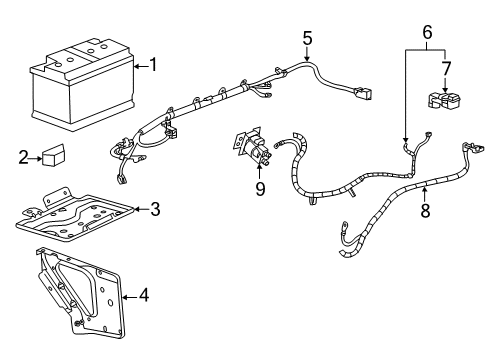 2011 Chevy Silverado 3500 HD Battery Diagram 3 - Thumbnail