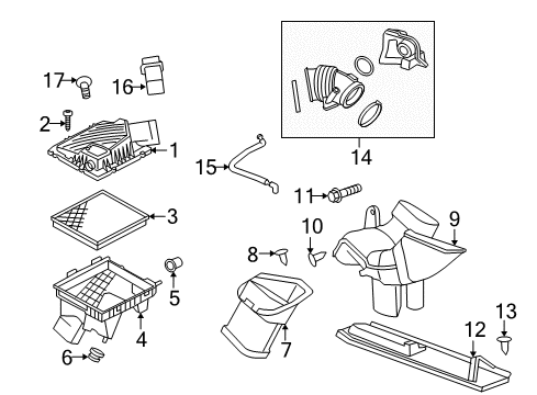 2015 Buick LaCrosse Air Intake Diagram 2 - Thumbnail