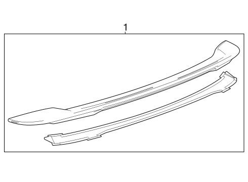 2024 Chevy Malibu Rear Spoiler Diagram