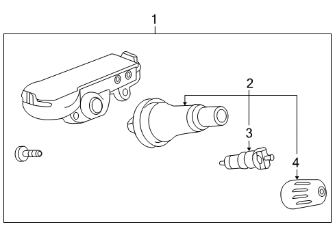 2011 Buick Regal Tire Pressure Monitoring, Electrical Diagram