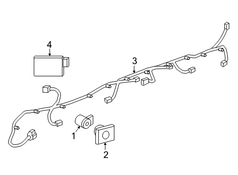 2020 Chevy Bolt EV Parking Aid Diagram 3 - Thumbnail