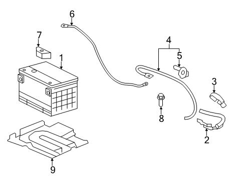 2015 Cadillac CTS Battery Diagram