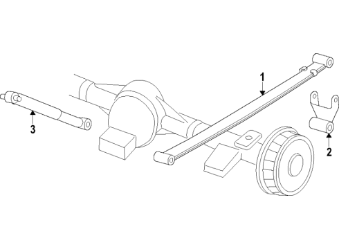 2022 GMC Savana 2500 Rear Suspension Diagram 2 - Thumbnail