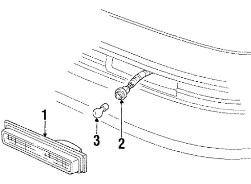 1997 Oldsmobile Regency Park Lamps Diagram