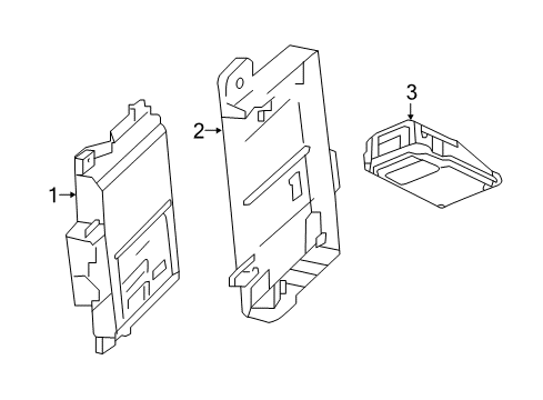 2017 Cadillac XT5 Electrical Components Diagram 2 - Thumbnail