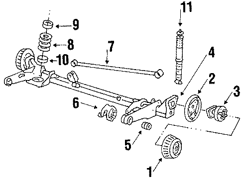 1984 Oldsmobile Omega Rear Brakes Diagram