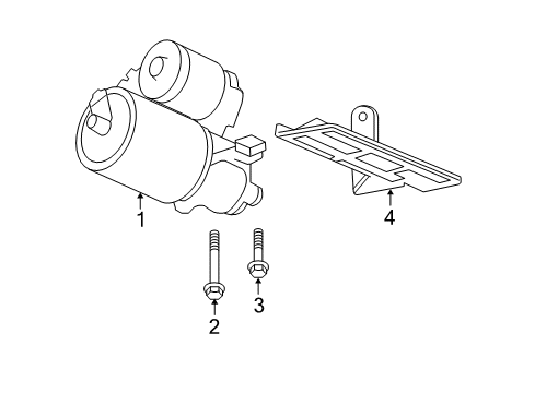 2006 Buick Lucerne Starter, Electrical Diagram 1 - Thumbnail