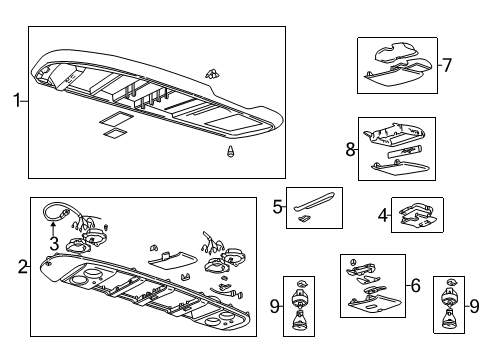 1996 GMC Jimmy Overhead Console Diagram