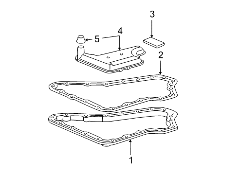 2002 Buick LeSabre Transaxle Parts Diagram