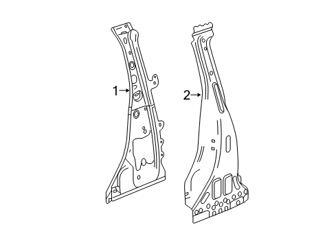 2024 Chevy Camaro Lock Pillar Diagram 2 - Thumbnail