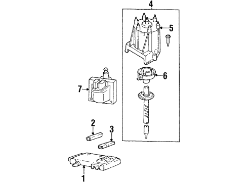 1994 GMC C3500 Distributor Diagram