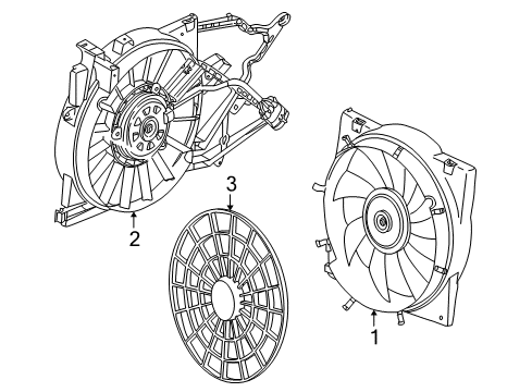 2003 Saturn LW300 Cooling System, Radiator, Water Pump, Cooling Fan Diagram 2 - Thumbnail