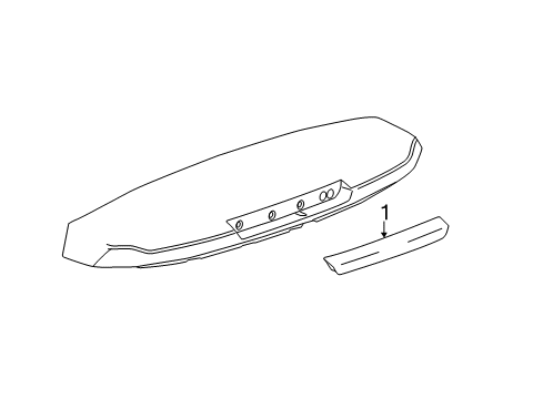 2019 Cadillac Escalade High Mount Lamps Diagram