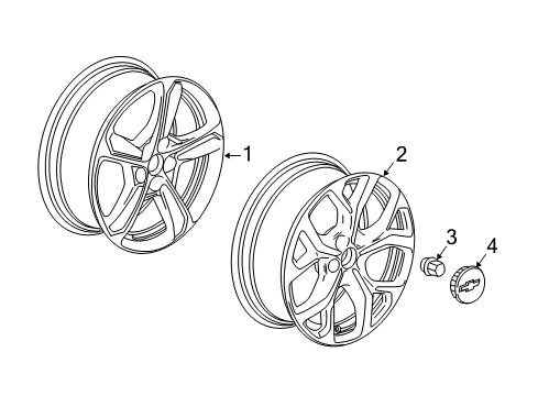 2016 Chevy Volt Wheels Diagram