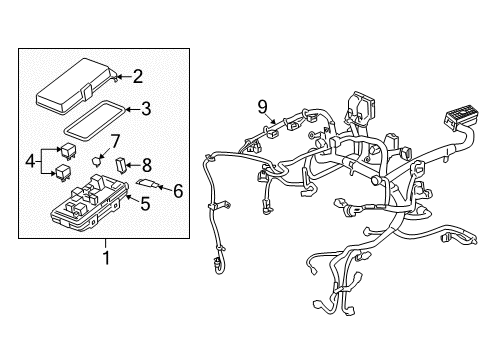 2007 Saturn Aura Window Defroster Diagram 4 - Thumbnail