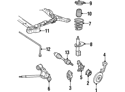 1986 Cadillac Seville Joint Kit, Boot & C/V Diagram for 26020952