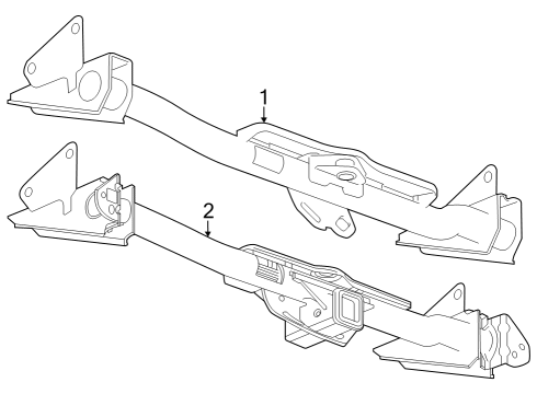 2023 Chevy Colorado Trailer Hitch Components Diagram