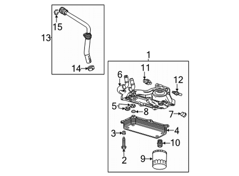 2024 Chevy Corvette Oil Cooler Diagram 2 - Thumbnail