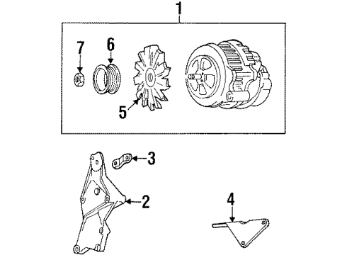 1993 GMC C1500 Alternator Diagram 4 - Thumbnail