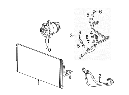 2007 Chevy Monte Carlo Air Conditioner Diagram 1 - Thumbnail