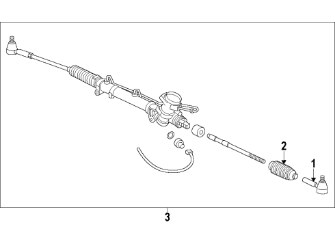 2015 Chevy Cruze Steering Column & Wheel, Steering Gear & Linkage Diagram 4 - Thumbnail