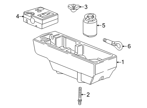 2018 Chevy Cruze Interior Trim - Rear Body Diagram 4 - Thumbnail