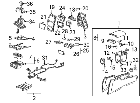 2006 Cadillac STS Switches Diagram 1 - Thumbnail