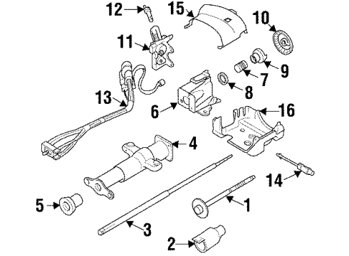 1999 GMC C1500 Suburban Ignition Lock, Electrical Diagram 2 - Thumbnail