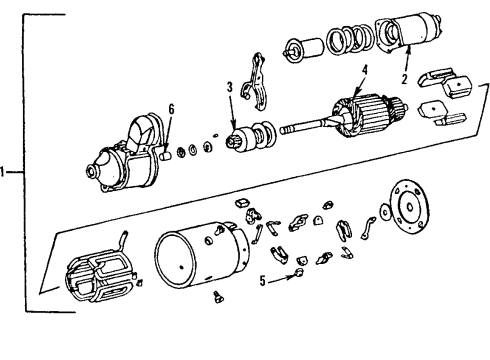 1984 Pontiac Phoenix Starter Diagram