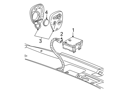 2001 Chevy Impala Harness Assembly, Instrument Panel Wiring Diagram for 10322294