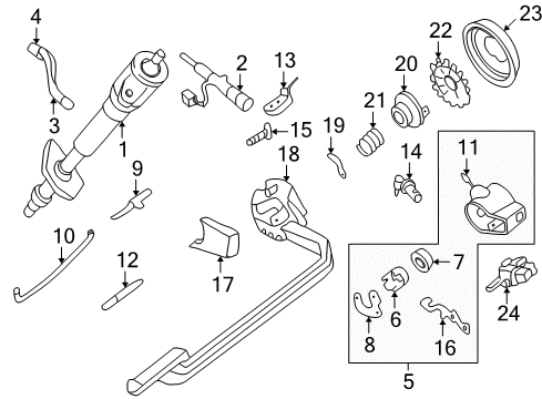 1994 Chevy S10 Cam,Turn Signal Cancel Diagram for 26029510