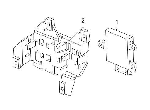 2009 GMC Acadia Electrical Components Diagram 2 - Thumbnail