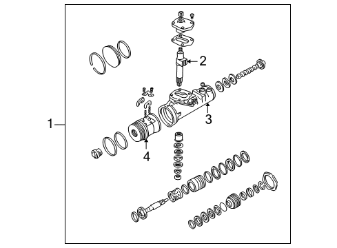 1999 GMC Savana 1500 Steering Gear & Linkage Diagram 2 - Thumbnail