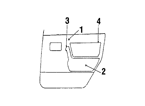 1989 Pontiac 6000 A RST ASM Diagram for 10080132