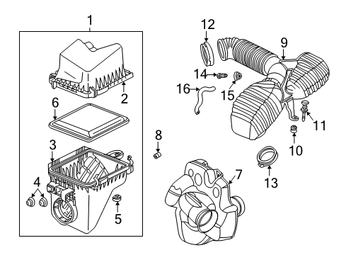 2006 Saturn Vue Sensor Asm,Heated Oxygen Diagram for 12581687