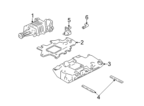 2002 Pontiac Bonneville Supercharger & Components Diagram