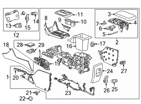 2020 Chevy Colorado Gear Shift Control - AT Diagram 1 - Thumbnail