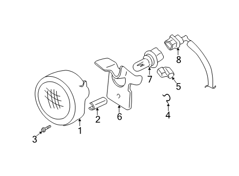 2003 Pontiac Sunfire Fog Lamps Diagram