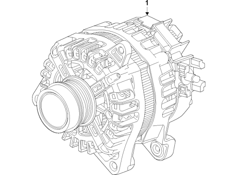 2023 Buick Encore GX Alternator Diagram 1 - Thumbnail