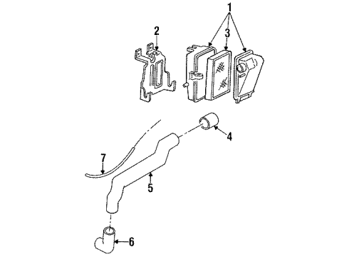 1992 GMC Typhoon Air Inlet Diagram 2 - Thumbnail