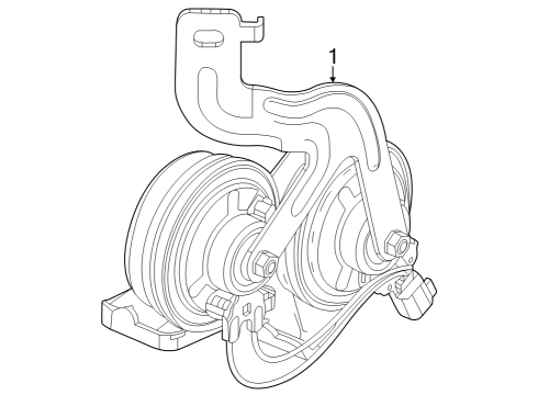 2023 GMC Canyon Horn Diagram