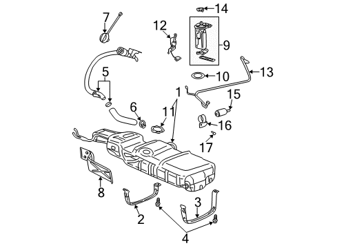 2006 Buick Rendezvous Senders Diagram