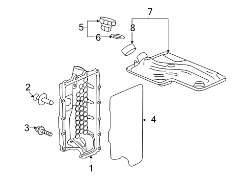 2012 Chevy Impala Transaxle Parts Diagram