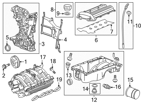 2016 Cadillac ELR Indicator Assembly, Oil Level Diagram for 55574245