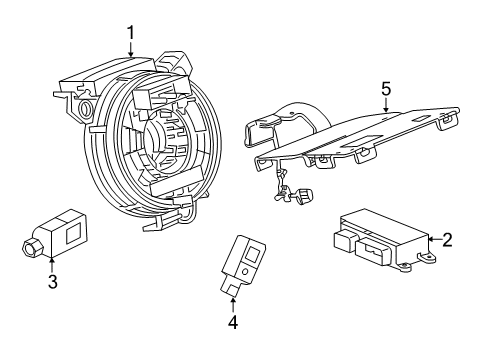 2017 Chevy Malibu Air Bag Components Diagram 2 - Thumbnail