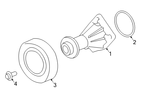 2004 Cadillac CTS Cooling System, Radiator, Water Pump, Cooling Fan Diagram 1 - Thumbnail