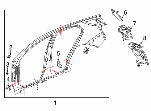 2021 Chevy Equinox Uniside Diagram