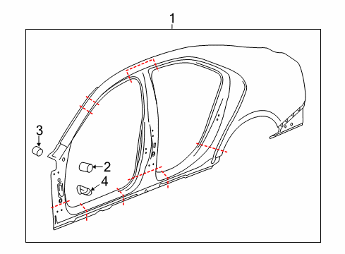 2014 Cadillac ATS Uniside Diagram